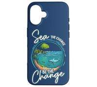Mare Il Cambiamento Essere Il Cambiamento Ocean Conservation Ocean Day Custodia per iPhone 16