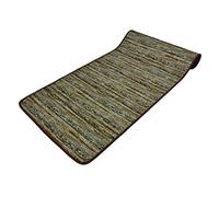 Mare Mosso Tappeto Cucina Largo 50 cm. Passatoia Cucina Lavabile, Tappeto Sottolavello Antiscivolo. - Marrone, 80 cm.