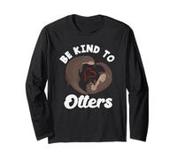 Mare Otter Cartone Animato Cuore Tipo Maglia a Manica