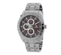 Marea Orologio Uomo B41373/3-42mm Multifunzione Granato Acciaio 5ATM, rosso, Classico