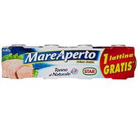 MareAperto - Prima Scelta, Tonno al Naturale, 80g (Confezione da 4)