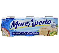 Mareaperto Prima Scelta, Tonno all'Olio di Oliva - Confezione da 3 x 60 g