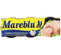 Mareblu - Tonno all'Olio di Oliva - 4 confezioni da 3 scatolette da 80 g [12 scatolette, 960 g]