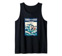 Maree del Pugno Leggenda Oceano Surfing Monkey Wave Canotta