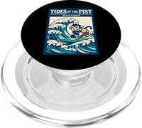 Maree del pugno Leggenda Oceano Surfing Monkey Wave PopSockets PopGrip per MagSafe