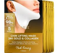 MAREE Maschera lifting V Line con oro 24 K - Maschera viso al collagene profondo per donna - Maschera modellante per mascella con retinolo e acido ialuronico - rassodante e rassodante per il collo