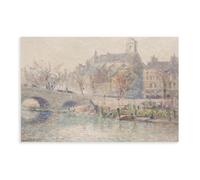 Maree Wylie - Dipinto a olio con cornice vintage, stampa artistica moderna e astratta, geometrica e minimalista, stampa su tela, per ufficio, camera da letto, decorazione da parete, 40 x 60 cm