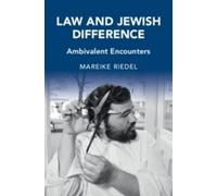Mareike Riedel Law and Jewish Difference (Copertina rigida)