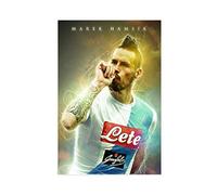 Marek Hamsik Poster di calcio calciatore su tela, decorazione da parete per soggiorno, decorazione domestica, 30 x 45 cm