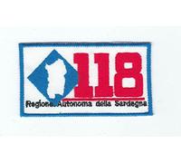 MAREL Patch 118 REGIONE AUTONOMA della Sardegna Toppa termoadesiva Ricamo cm 9 x 5 replica-1256