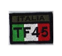 MAREL Patch Bandiera Italia TF 45 Task Force - cm 6,5 x 4,5 Toppa -404