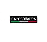 MAREL Patch CAPOSQUADRA Tricolore 12 x 3 cm Toppa Ricamata Ricamo -496
