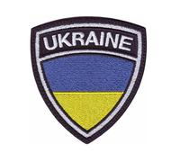 MAREL Patch Flag Bandiera Ucraina Toppa termoadesiva Embroidery Ricamo 6,5 x 5,5-1453