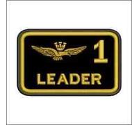 MAREL Patch Leader 1 cm 8 x 5 Toppa Ricamata Ricamo Aeronautica -282