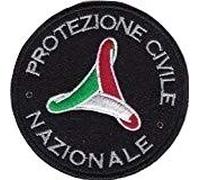MAREL Patch Protezione Civile Nazionale Volontariato diam cm 8 Toppa Ricamo -1123 Replica