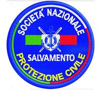 MAREL Patch società Nazionale SALVAMENTO - Protezione Civile Toppa termoadesiva Ricamo cm 8 Replica