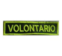 MAREL Patch VOLONTARIO cm 12 x 3 Toppa Ricamata Ricamo termoadesiva -141