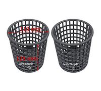 Marel Shop® - Cestelli Contenitori Portaposate 2 Pezzi Diametro 110 mm Altezza 125 mm per Lavastoviglie compatibile con Vari Marchi