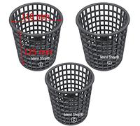 Marel Shop® - Cestelli Contenitori Portaposate 3 Pezzi Diametro 110 mm Altezza 125 mm per Lavastoviglie compatibile con Vari Marchi