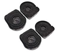 Marel Shop® - Filtri in carbone 4 PZ per cappa MOD 200 compatibili con Elica per modelli: LIBLOCHT 0102GRA60 - ELIBLOCHT GRA90
