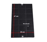 Marel Shop® - Filtro Carbone Rettangolare 45 x 27 cm per Cappa compatibile con Faber MOD EFF52 per Modelli : EGYZIA FUTURA NUOVA SOFT HL8953E1 - HM7925E1 - HM8335E1