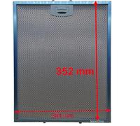 Marel Shop® - Filtro metallico in alluminio per cappa compatibile con Tecnowind 284 x 352 x 8 mm per modelli: TW102753 - ITALIA SMART 90 - KAD8090