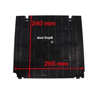 Marel Shop® - Filtro per Cappa compatibile con Turboair 265 x 240 mm per Modelli: DH1021B/90A - DH1021B-HP