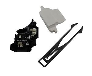 Marel Shop® - Gancio criccotto interruttore apriporta per lavastoviglie compatibile con Whirlpool Ignis Bauknecht per modelli: GSF2600 - GSF50003A - GSF5300WH - GSF61307AWS - GSF6600WH