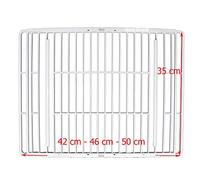 Marel Shop® - Griglia estensibile per frigo congelatore misure variabili da: 42-46-50 cm x 35 cm
