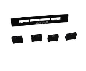 Marel Shop® - Gruppo Comandi Set Tasti Pannello Pulsanti Senza Interruttore per Cappa compatibile con Elica per Modelli: MISSY M200P4T3V2LIXA90 - MISSY PBIXA90 - MISSY PBIXA60 - MISSY LXIXA60