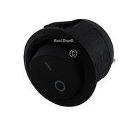 Marel Shop® - Interruttore unipolare nero ON OFF compatibile con Vaporella Polti e vari utilizzi per modelli: 610-630 - 650-670
