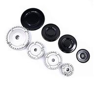 Marel Shop® - KIT 4 SPARTIFIAMMA BRUCIATORI + 4 PIATTELLI PER CUCINA COMPATIBILE CON ARISTON INDESIT WHIRLPOOL