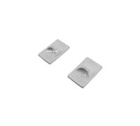 Marel Shop® - Leva Sgancio Griglia per Cappa compatibile con Elica Kit 2 Pezzi Grigio per Modelli : CONCORDE LX IX F/90 - SABAUDIA ST/FX/BL/F - ELISUMMER SE ST