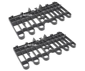 Marel Shop® - Ribaltina Portabicchieri per Cesto Superiore Lavastoviglie 2 Pezzi compatibile con Indesit Ariston per Modelli: OWFE2C28X - WUC3C24P - WUC3C26 - WBC3C26B - WBC3C26P - WIE2B19