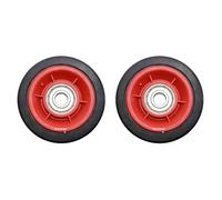 Marel Shop® - Ruota Carrucola Tendicinghia 2 Pezzi per Asciugatrice compatibile con Electrolux Zanussi Rex per Modelli: EW7H448Q3 - EW7H457W - TWGL5IE301 - TWGLESH - EW8H282S - EW8H458B