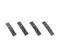 Marel Shop® - Staffa tampone blocco cuscinetto kit 4 PZ per asciugatrice compatibile con Ariston Indesit per modelli: ADE790CXFR - AS700CEX - AS800CEX - ASD79CEX