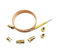 Marel Shop® - Termocoppia con Raccordi Lunghezza 150 cm compatibile con Forni Stufe e Caldaie