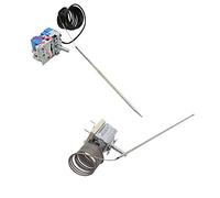 Marel Shop® - Termostato per Forno compatibile con Whirlpool Ignis Bauknecht 2 Contatti per Modelli: AKP106IX - AKS236/BR - AKS236/AE - AKP120/01WH - AKP120/01NB - AKP120/IX/02