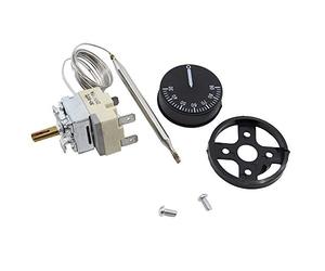 Marel Shop® - Termostato Regolabile Universale Multimpiego con Manopola da 0 a 85° compatibile con Vari Usi Temperatura Minima di Rilevazione 30° Massima 85°