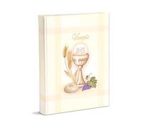 Mareli Vangelo e Atti degli Apostoli in copertina rigida con stampa Prima Comunione, Calice Comunione