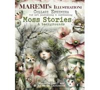 MAREMI'S Illustrationi Collage Ephemera for art journaling & cardmaking MOSS STORIES & Backgrounds: +450 Woodland Images
