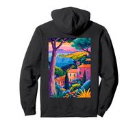 Maremma Italia Arte Minimalista Felpa con Cappuccio