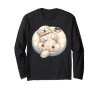 Maremma Pastore con Cuccia per Cani e mangime Durante Il Sonno Maglia a Manica