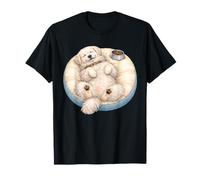 Maremma Pastore con Cuccia per Cani e mangime Durante Il Sonno Maglietta