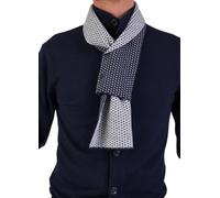 Marenza Sciarpa Uomo Misto Cashmere Made in Italy Sciarpino Bottoni Bicolore Donna Scaldacollo Cachemire Invernale Unisex Lana Merino Grigio Beige Scialle Calda Taglia Unica Pashmina (Giglio Blu)