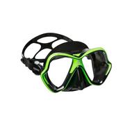 Mares 411053 Maschera in Silicone, Unisex - Adulto, Limone/Nero, Taglia Unica