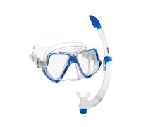 Mares 411745 Set Maschera e Snorkel, Unisex - Adulto, Riflesso Blu Chiaro, Taglia Unica