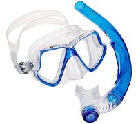 Mares 411769 Set Maschera e Snorkel, Unisex - Adulto, Riflesso Blu Chiaro, Taglia Unica