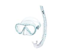 Mares 411773 Set Maschera e Snorkel, Unisex - Adulto, Bubble Clear, Taglia Unica