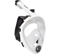 Mares Aquazone Full Face Mask - Maschera Integrale Snorkeling Adulto, Facciale in Silicone, Boccaglio Pieghevole, 3 Taglie